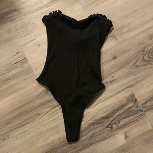 black urban body suit